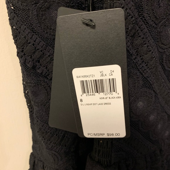 Guess Linear Black Dress - Picture 3 of 5